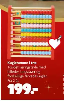 Fætter BR Kugleramme i træ, DKK 199 tilbud