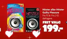 Fætter BR Hitster eller Hitster Guilty Pleasure, DKK 199 tilbud