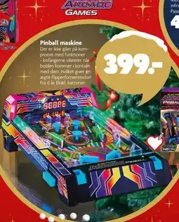 Fætter BR Pinball maskine, DKK 399 tilbud