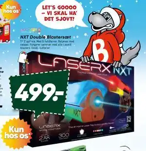 Bilka NXT Double Blastersæt, DKK 499 tilbud