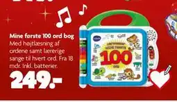 Fætter BR Mine første 100 ord bog, DKK 249 tilbud