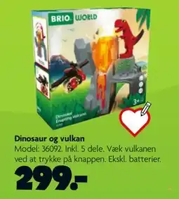 Fætter BR Dinosaur og vulkan, DKK 299 tilbud