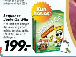 Bilka Sequence Jacks Go Wild, DKK 199 tilbud
