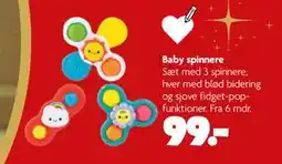 Fætter BR Baby spinnere, DKK 99 tilbud