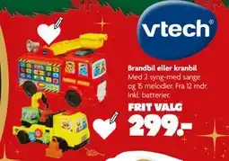 Fætter BR Brandbil eller kranbil, DKK 299 tilbud
