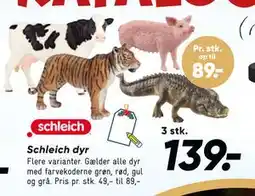 Bilka Schleich dyr, DKK 139 tilbud