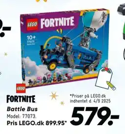 Bilka Battle Bus, DKK 579 tilbud