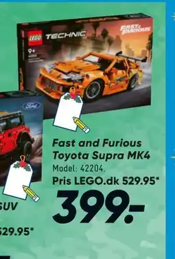 Bilka Fast and Furious Toyota Supra MK4, DKK 399 tilbud