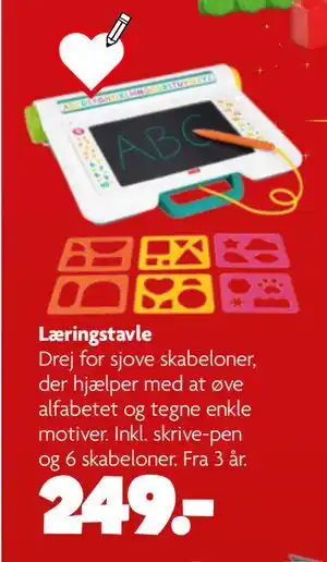 Fætter BR Læringstavle, DKK 249 tilbud