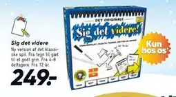 Bilka Sig det videre, DKK 249 tilbud