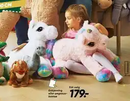 Bilka Enhjørning eller pegasusbamse, DKK 179 tilbud