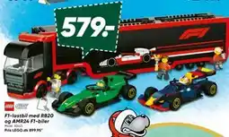 Bilka F1-lastbil med RB20 og AMR24 F1-biler, DKK 579 tilbud