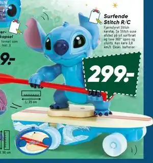 Surfende Stitch R/C, DKK 299