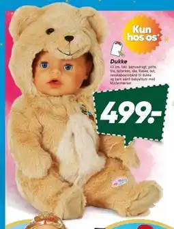 Bilka Dukke, DKK 499 tilbud