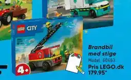 Bilka Brandbil med stige, DKK 129 tilbud