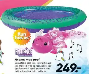 Bilka Axolotl med pool, DKK 249 tilbud