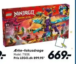 Bilka Ærke-fokusdrage, DKK 669 tilbud