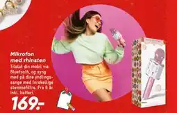 Bilka Mikrofon med rhinsten, DKK 169 tilbud