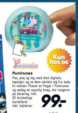 Bilka Punirunes, DKK 99 tilbud