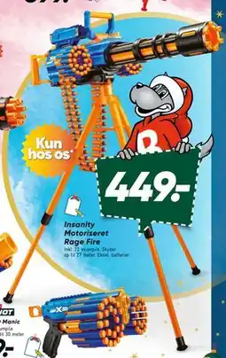 Bilka Insanity Motoriseret Rage Fire, DKK 449 tilbud