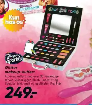 Bilka Glitter makeup-kuffert, DKK 249 tilbud