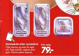 Bilka Halskæde eller armbånd, DKK 79 tilbud