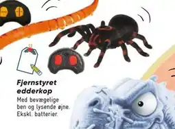 Bilka Fjernstyret edderkop, DKK 179 tilbud
