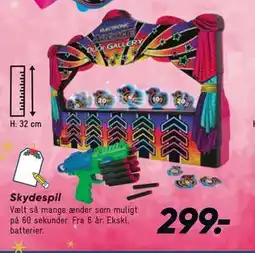 Bilka Skydespil, DKK 299 tilbud