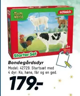 Bilka Bonde gårdsdyr, DKK 179 tilbud