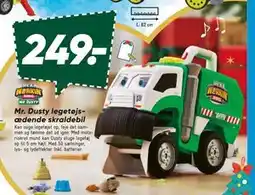 Bilka Mr. Dusty legetøjsædende skraldebil, DKK 249 tilbud