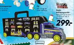 Bilka Politi biltransporter, DKK 299 tilbud