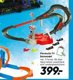 Bilka Formula 1 banesæt, DKK 399 tilbud