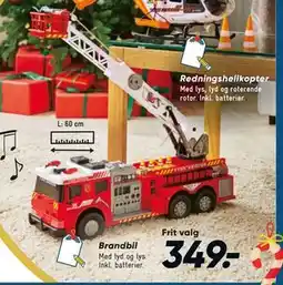 Bilka Brandbil, DKK 349 tilbud
