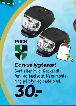 Bilka Corvus lygtesæt, DKK 30 tilbud