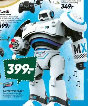 Fjernstyret robot, DKK 399