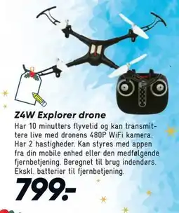 Bilka Z4W Explorer drone, DKK 799 tilbud