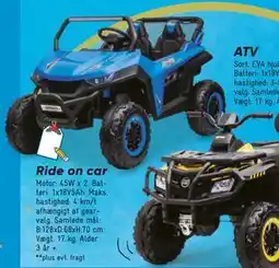 Bilka Ride on car, DKK 1499 tilbud