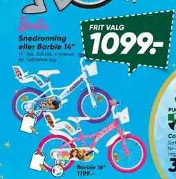 Bilka Snedronning eller Barbie 14, DKK 1099 tilbud
