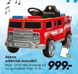 Bilka Azeno elektrisk brandbil, DKK 999 tilbud