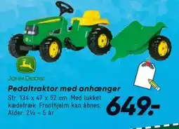 Bilka Pedaltraktor med anhænger, DKK 649 tilbud