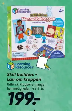 Bilka Skill builders Lær om kroppen, DKK 199 tilbud