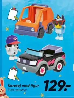 Bilka Køretøj med figur, DKK 129 tilbud