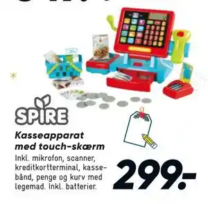 Bilka Kasseapparat med touch-skærm, DKK 299 tilbud