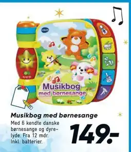 Bilka Musikbog med børnesange, DKK 149 tilbud