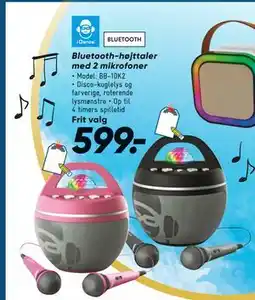Bilka Bluetooth-højttaler med 2 mikrofoner, DKK 599 tilbud