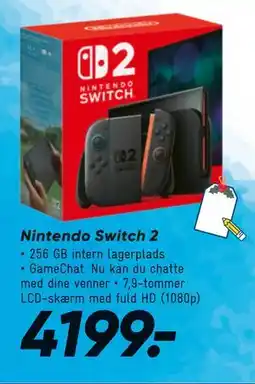 Bilka Nintendo Switch 2., DKK 4199 tilbud
