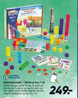Bilka Aktivitetssæt - Tallene fra 1-10, DKK 249 tilbud