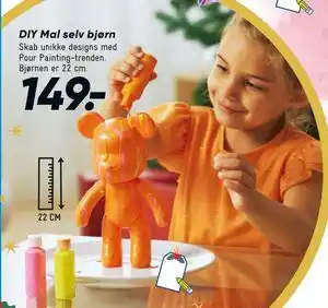 Bilka DIY Mal selv bjørn, DKK 149 tilbud