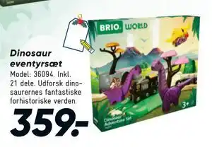 Bilka Dinosaur eventyrsæt, DKK 359 tilbud