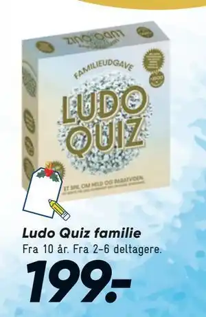 Bilka Ludo Quiz familie, DKK 199 tilbud